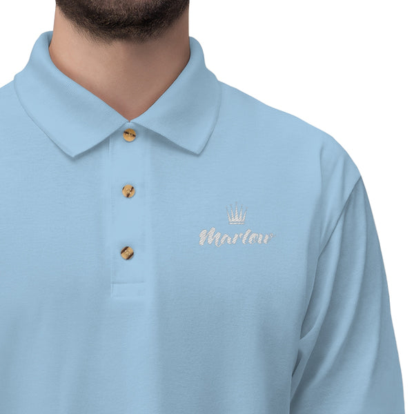 Men's Crown Logo Jersey Polo Shirt