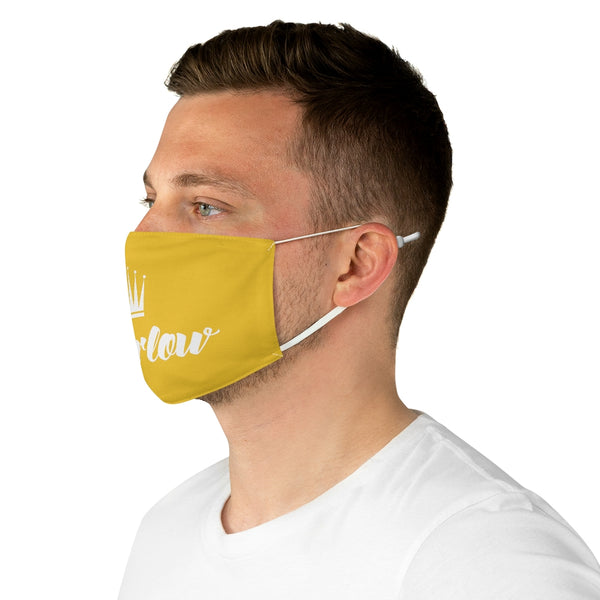 Marlow Logo Fabric Face Mask (Yellow)