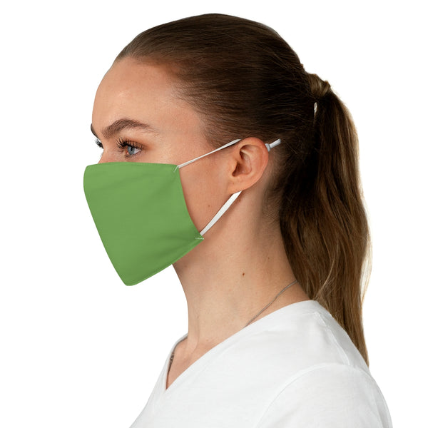 Small Logo Fabric Face Mask (Green)