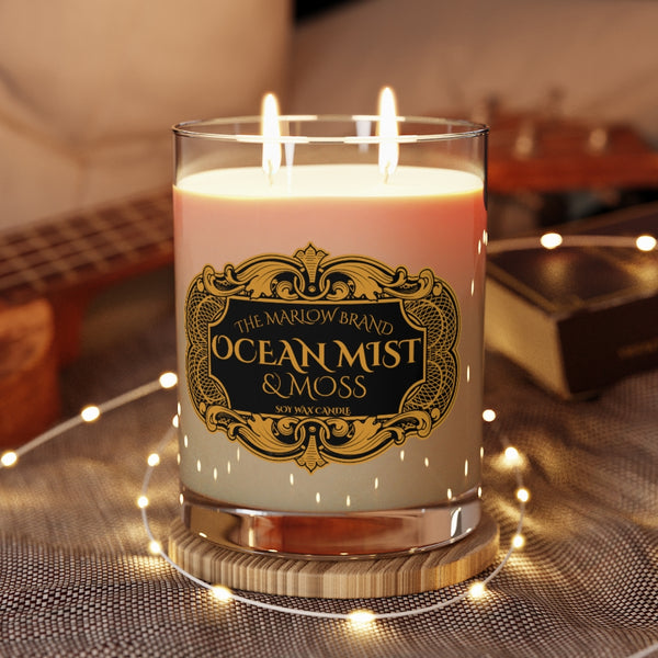 Ocean Mist & Moss Scented Soy Candle, 11oz