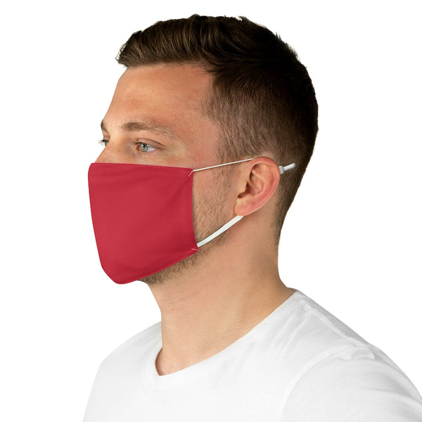 Small Logo Fabric Face Mask (Red)