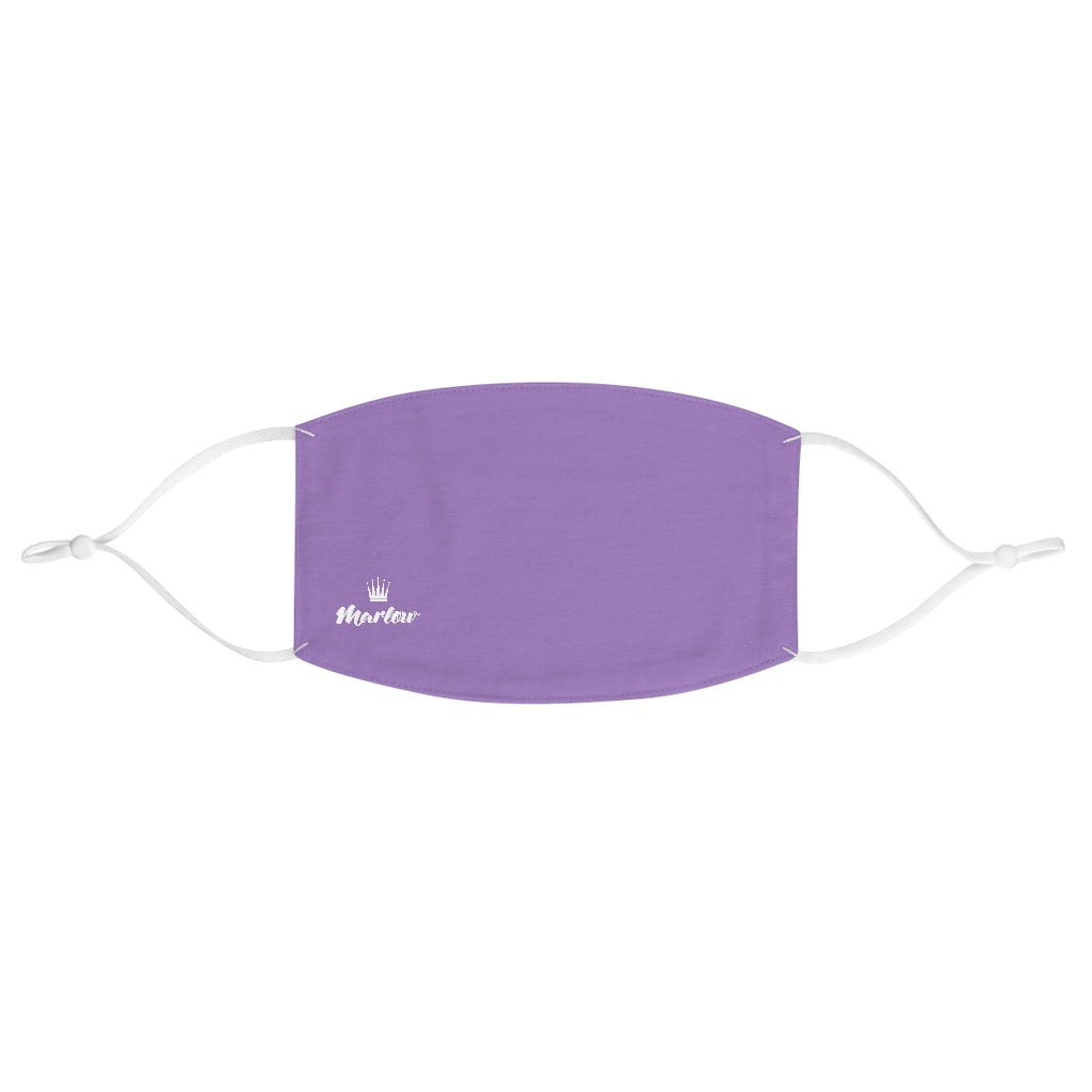 Small Logo Fabric Face Mask (Purple)