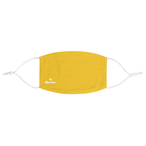 Small Logo Fabric Face Mask (Yellow)