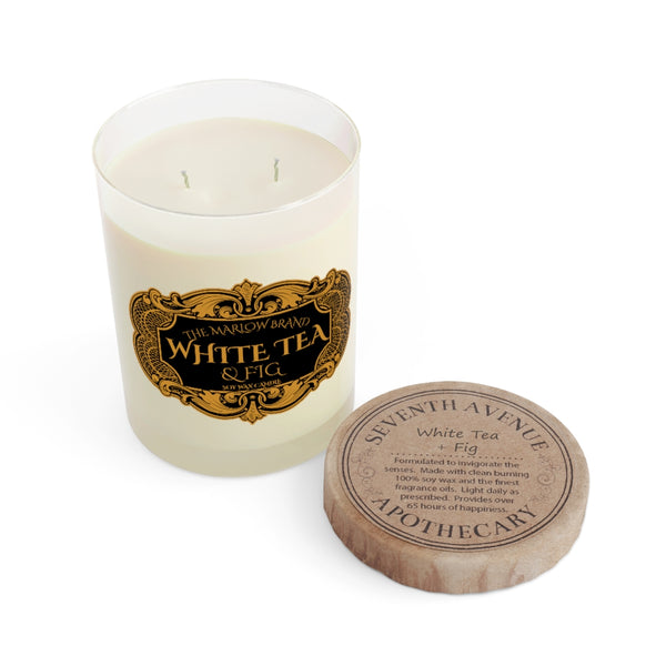 White Tea & Fig Scented Soy Candle, 11oz