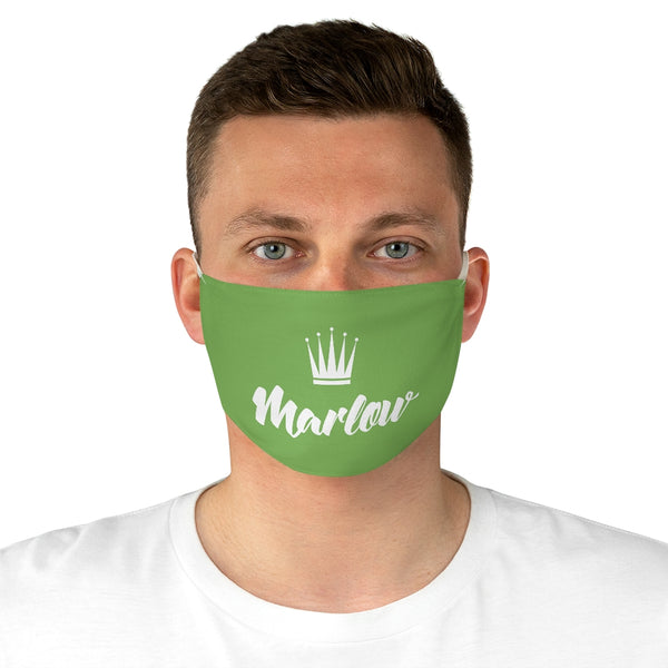 Marlow Logo Fabric Face Mask (Green)