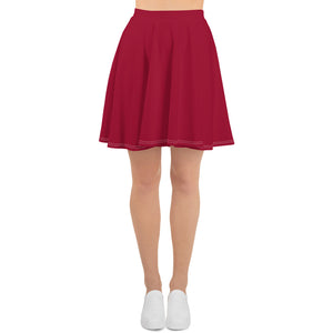 Jester Red Skater Skirt