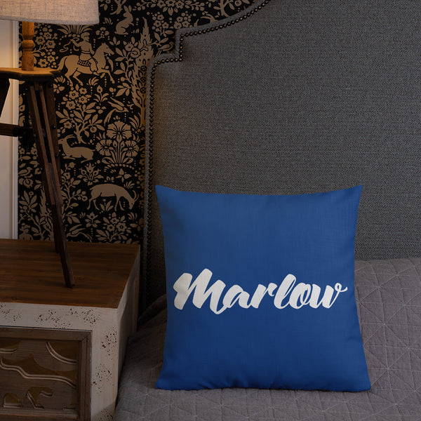 Marlow Logo Premium Pillow