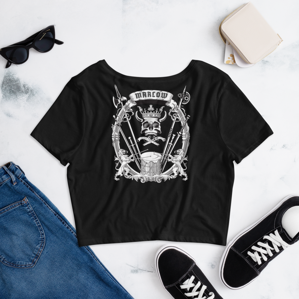 Family Crest Crop Tee