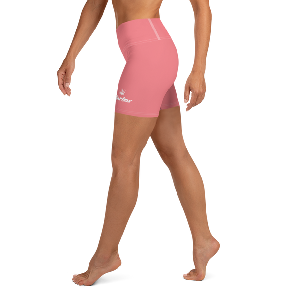 Pink Marlow Crown Logo Yoga Shorts