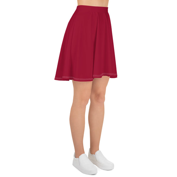 Jester Red Skater Skirt