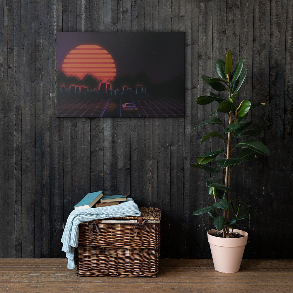 Electric Highway Canvas Wall Art