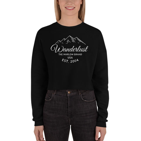 Women's Wanderlust Crop Sweatshirt