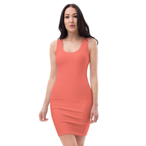 Living Coral Cut & Sew Dress