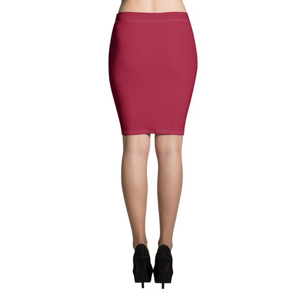 Jester Red Pencil Skirt