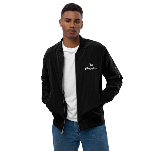 Marlow Crown Logo Premium Recycled Bomber Jacket