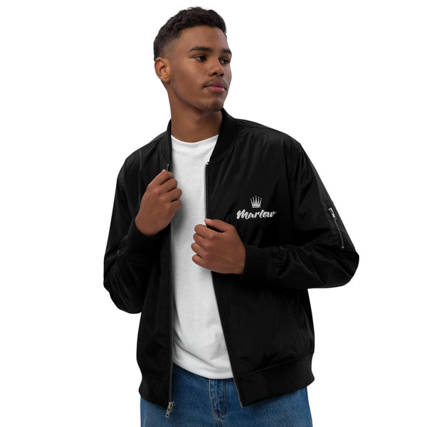 Marlow Crown Logo Premium Recycled Bomber Jacket