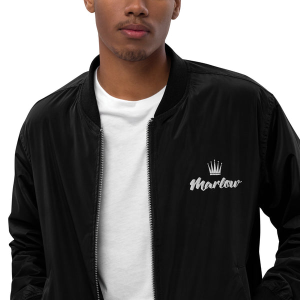 Marlow Crown Logo Premium Recycled Bomber Jacket
